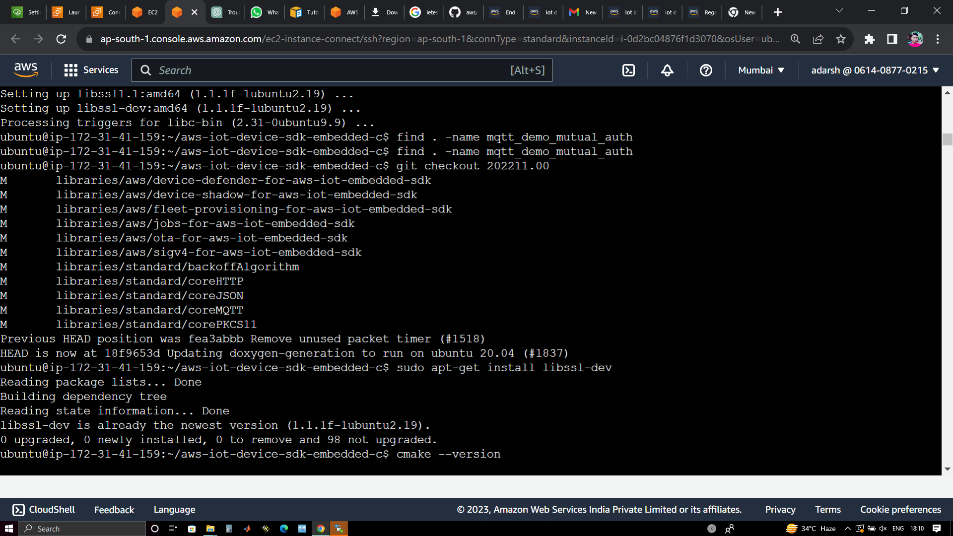 Make command outputWarning got after excuting cmake ..File is skiping after making cmake .. command


Git version 202211.00