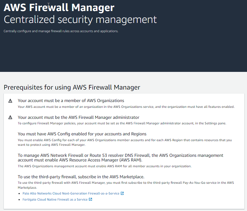 FirewallManagerRequirements