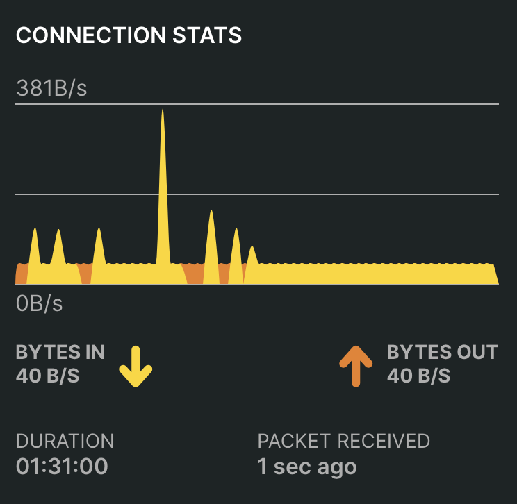 Open vpn Connection Status