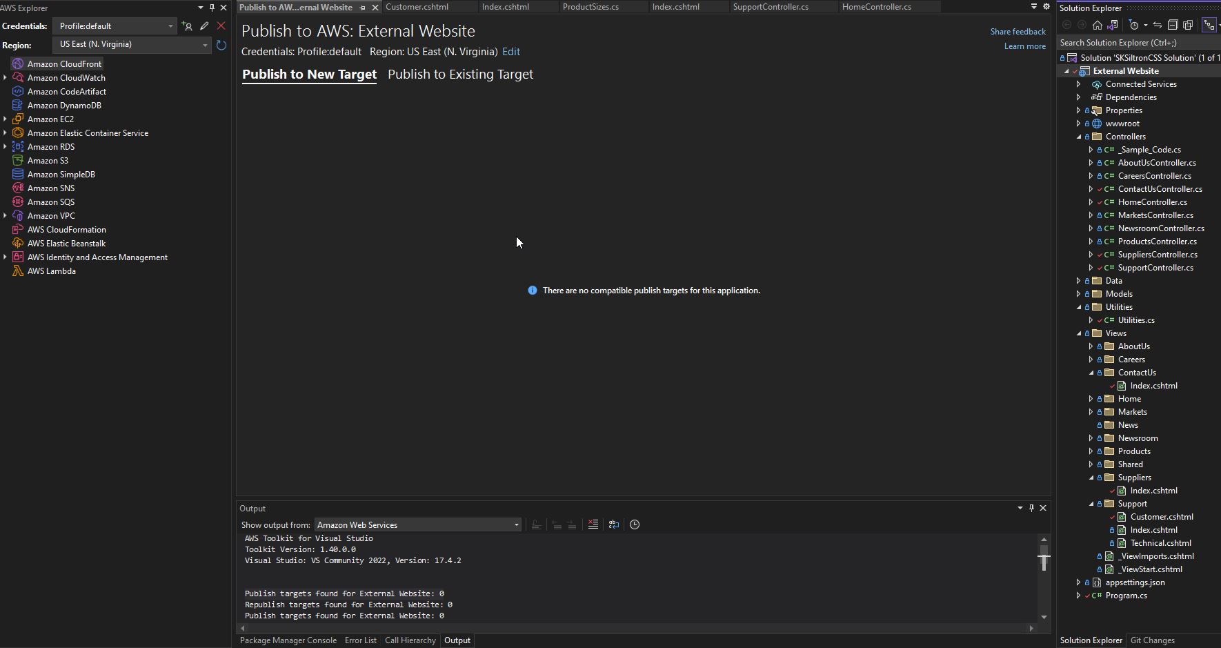 AWS Toolkit for Visual Studio