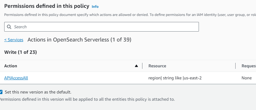 Policy Screenshot
