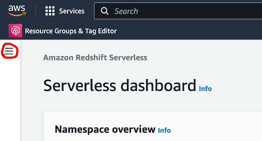 Serverless dashboard