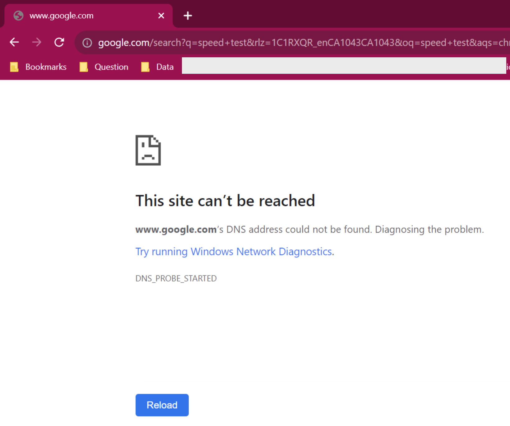 Browser Error